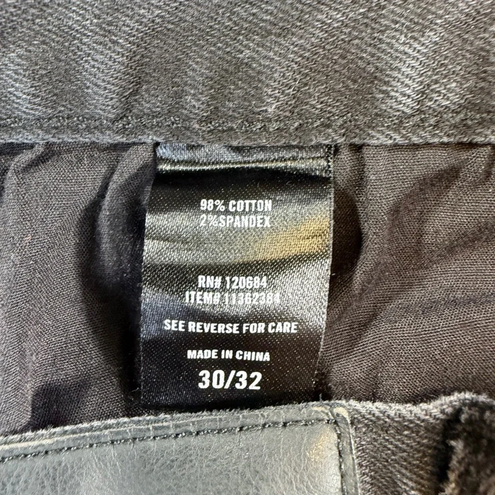 XXX Rude Distressed Skinny Jeans Men's Size 30x32 Black‎ Denim